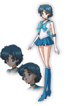 Sailor Mercury's Design (Seasons I and II)