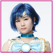 Riria Itou as Sailor Mercury in Nogizaka46 Team Moon.