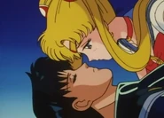 Sailor Moon decides not to kiss the deceased Endymion because her friends never had the chance to kiss their boyfriends.