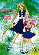 Artbook de Usagi y Chibiusa