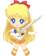 Sailor Venus (Manga) with the Holy Moon Sword