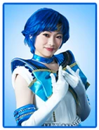 Momoyo Koyama as Sailor Mercury in Petite Entranger.