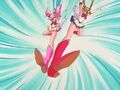 Hissatsu Double Sailor Kick w pierwszym anime (sezon SuperS)