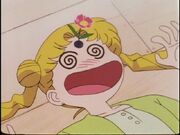 Usagi begin shoot by Chibiusa as a joke