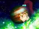 Sailor Jupiter and her planet