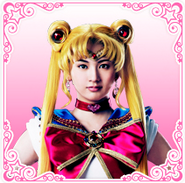 Satomi Okubo as Sailor Moon in La Reconquista.