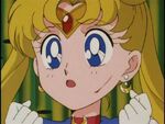 Sailor Moon with a cut on her face