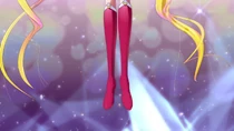 Moon Prism Power Sailor Moon's boots appear