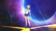 Sailor Uranus's Final pose in the crystal series