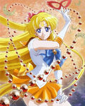 Sailor Venus on the cover of the fifth Crystal DVD