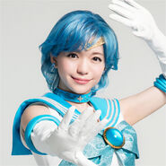 Momoko Kaechi as Sailor Mercury in The Super Live.