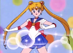 Sailor Moon introduces herself to Balm in episode 2.