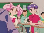 Momoko (new look) with Chibiusa in Sailor Moon SuperS
