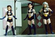 Sailor Starlights w wersji animegao kigurumi