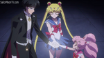 Tuxedo Mask, Sailor Moon i Sailor Chibi Moon SMC - act32