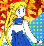 Usagi in the first opening