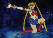 The Moon Healing Escalation is ineffective against Queen Metalia's energy controlling Endymion.