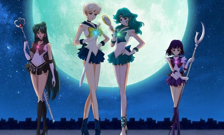 Outer Senshi with Sailor moon - Sailor Moon Crystal - Season 3