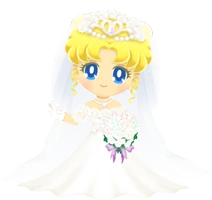 knee length dresses for ladies Sailor Moon Princess Serenity Cosplay Wedding Dress Usagi Size 6 / Ivory