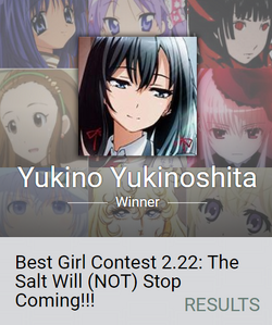 Best of the Best II: Salt of Fame! Tournament of Champions! Elimination  Round! : r/anime