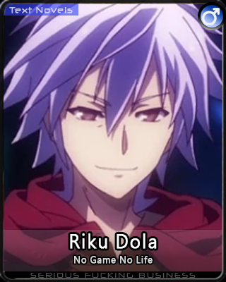 Luvira on X: Riku Dola from No Game No Life: Zero Ivan, this is an order.  You are going to die here. Poor Riku feels like he's ordering angels to  die for