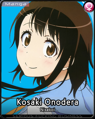 Poster Kosaki Onodera Nisekoi False Love Card Anime