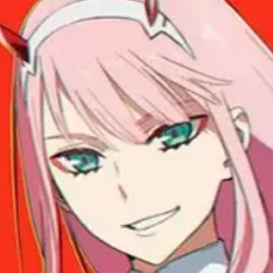 Icons Haruno. - Zero Two. Anime: Darling In the Franxx.