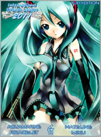 2011 Aquamarine bracelet: Hatsune Miku