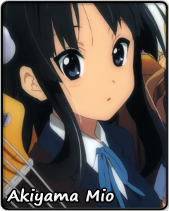 Personagens de anime que eu acho fofa - Mio Akiyama anime : K-ON! #gabriele