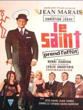 LE SAINT PREND L'AFFUT - BOX OFFICE JEAN MARAIS 1966 - BOX OFFICE