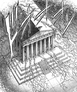 Vista desde arriba de el Templo.