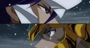 Aiolia fait face à Frodi (SoG)