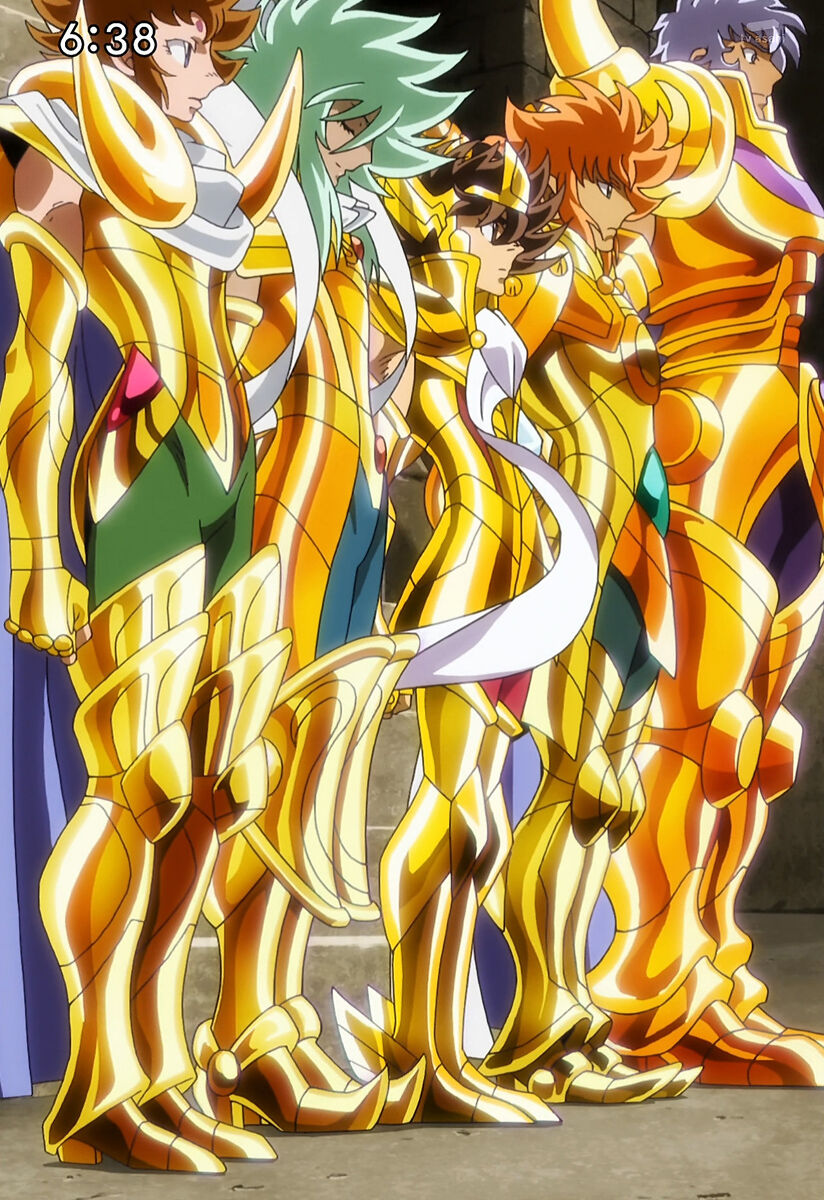 All The Gold Saints In Saint Seiya