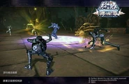 Kafka del Arlequín Mortal de la Estrella Terrestre de la Amplitud en Saint Seiya Online