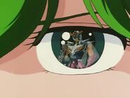 Ikki reflejado en los ojos de Shun
