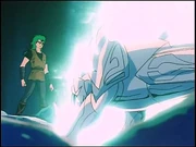  en el momento de recibir la God Robe de Zeta (Alcor).