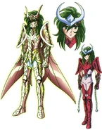 Versión 3° y God Cloth (Anime).