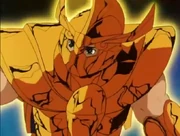 Ikki portando la Armadura de Sagitario