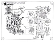 Perseus Silver Cloth Diagram