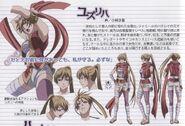 Crane Yuzuriha's character design