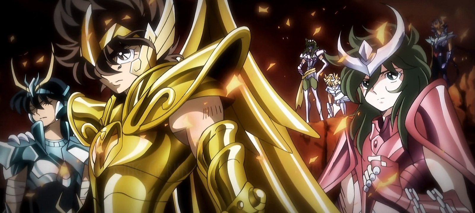 Sagitarius Seiya vs Mars  Saint Seiya Omega 