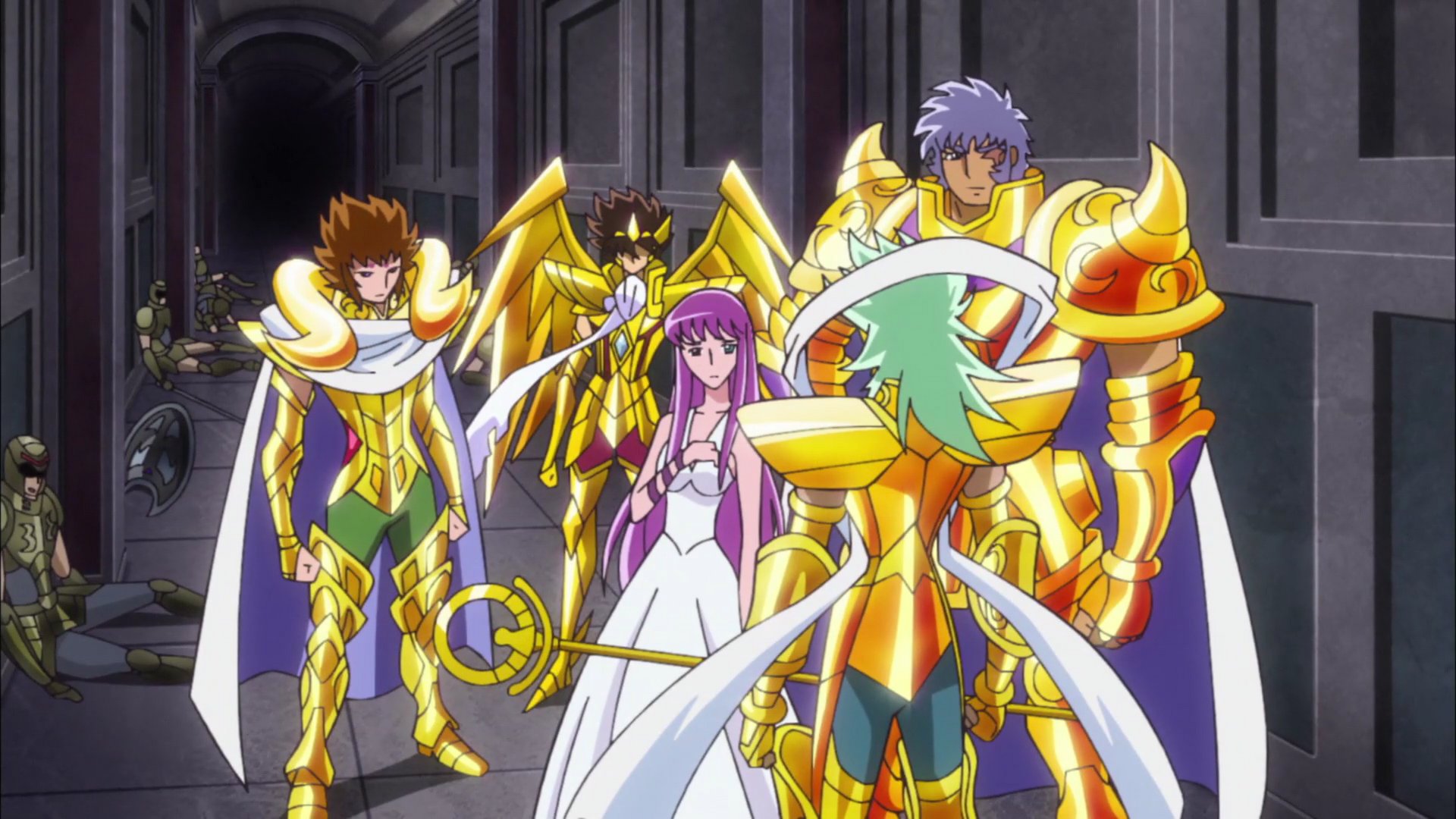 Saint Seiya Omega A Shadow Approaches! The Gold Saints That Protect Athena!  - Watch on Crunchyroll