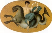 William-Adolphe Bouguereau (1825-1905) - Arion on a Sea Horse (1855)