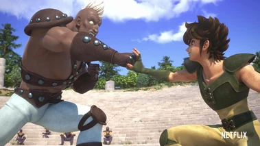 KotZ Netflix Seiya blocks Cassios' punch.jpg (97 KB) Cassios' punch block by Seiya KotZ (Netflix Series).