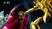 Pallas detiene a Seiya