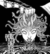 Cabeza de Medusa en Saint Seiya: Rerise of Poseidon.