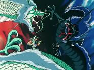 Shiryu vs Dragón Negro