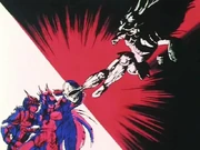 Shiryū detiene la patada de Dragón Negro.