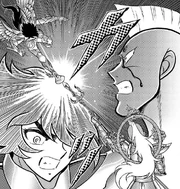 Krishna y Bellerophōn chocan.