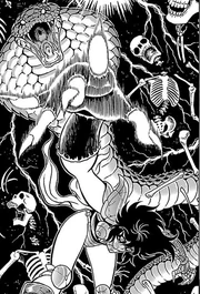 Shaina usa su Thunder Claw.